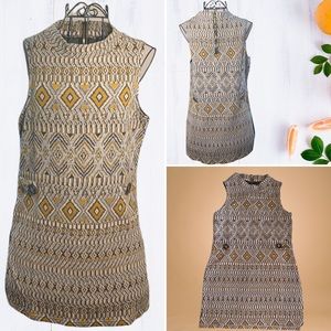 Romeo & Juliet Couture geometric print dress.